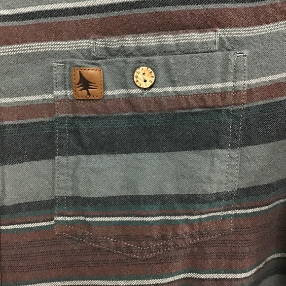 Hippy Tree Original Surf & Stone Company mens long sleeve button up shirt L - Picture 4 of 9